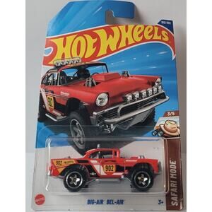 2025 Hot Wheels Big-Air Bel-Air Red 155/250 Safari Mode 3/5